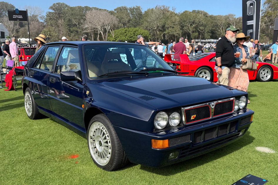 1994 lancia delta integrale showcased at the 2026 amelia concours