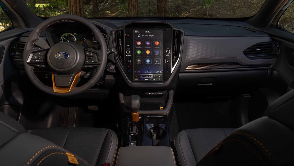 2027 subaru forester hybrid wilderness interior