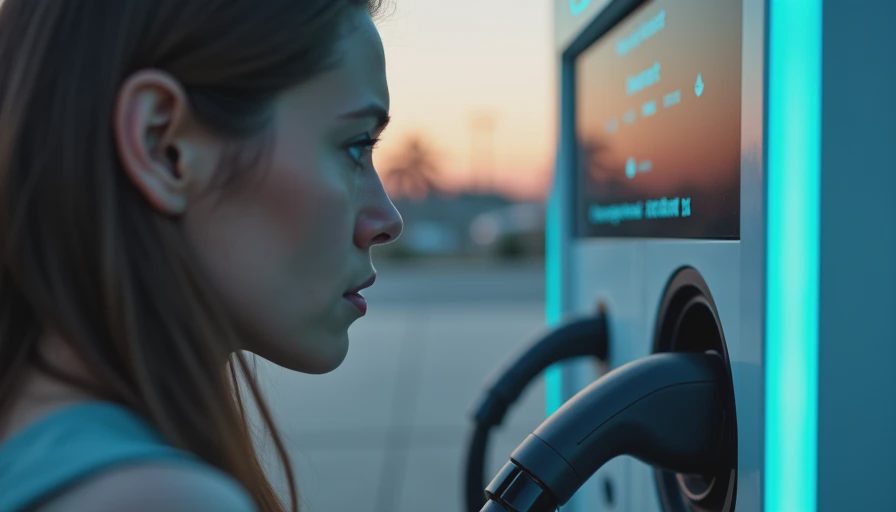 Visual context for best EV charging stations