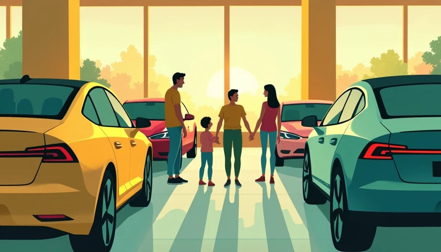 Illustration for reasons why EV sales are slowing