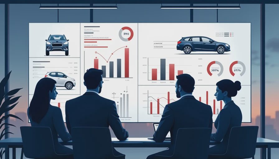 Illustration for car industry analysis