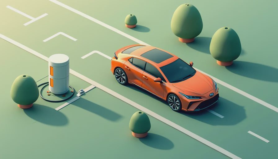 Visual context for toyota mirai review