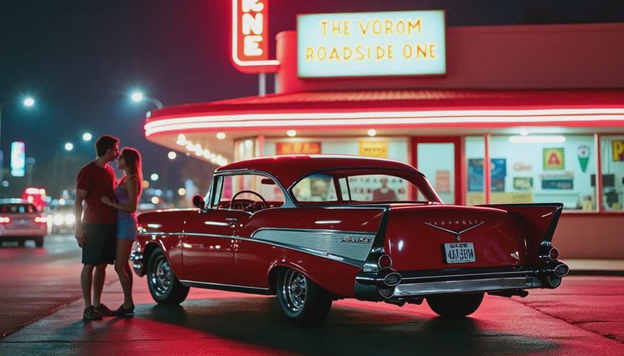 Illustration for 57 chevy bel air 4 door hardtop