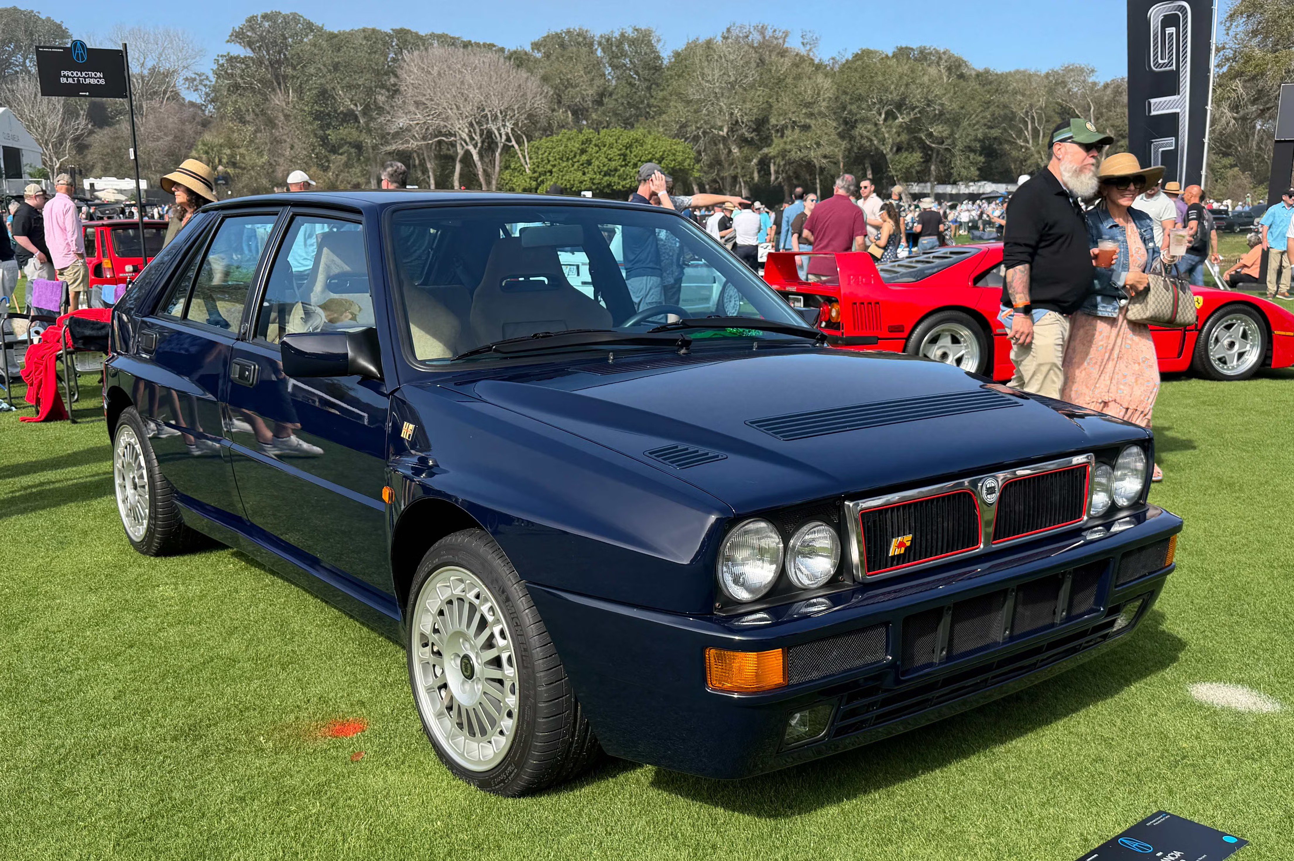 1994 lancia delta integrale showcased at the 2026 amelia concours