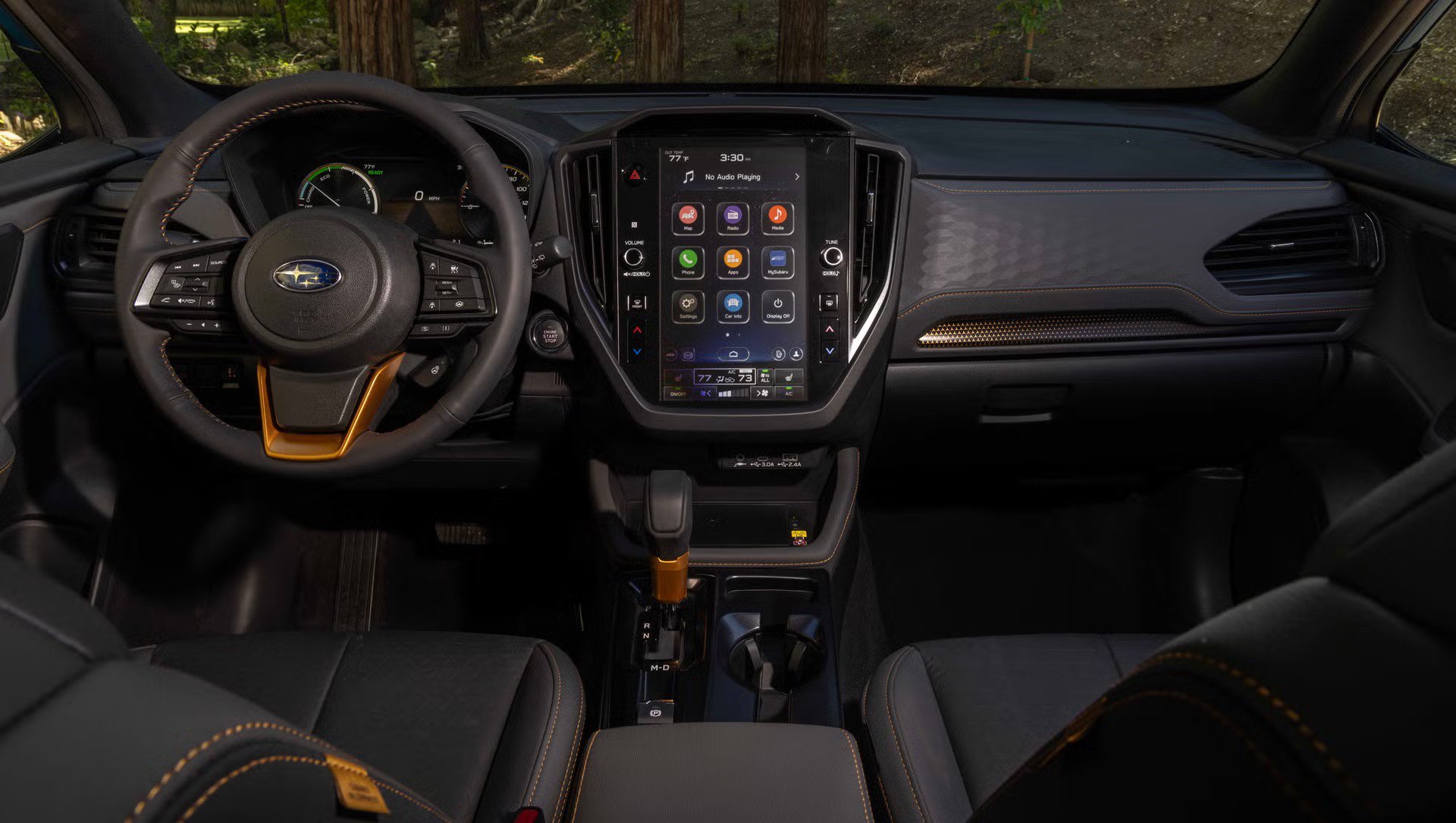 2027 subaru forester hybrid wilderness interior